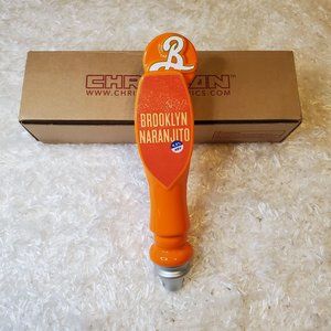 Brooklyn Naranjito Orange Flat Face Tap Handle, Brand New